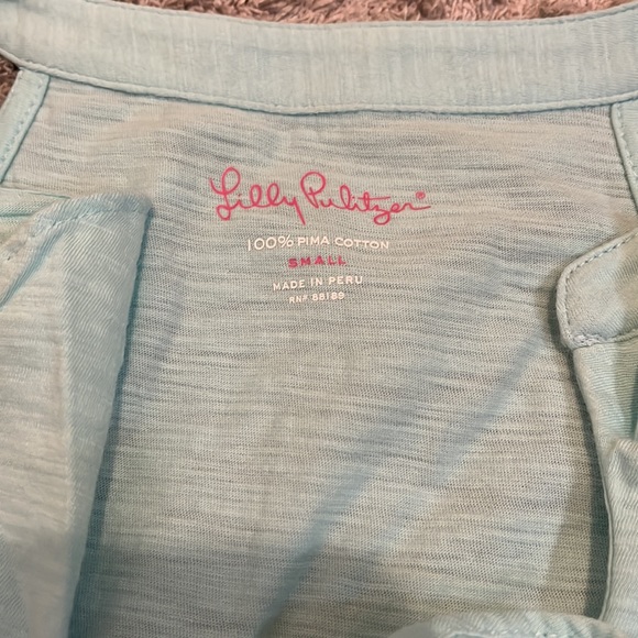 Lilly Pulitzer Ruffle Front Tank - Picture 2 of 4